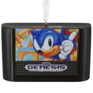 Hallmark Sonic the Hedgehog “Sonic Game Cartridge” Christmas Ornament (NWT)